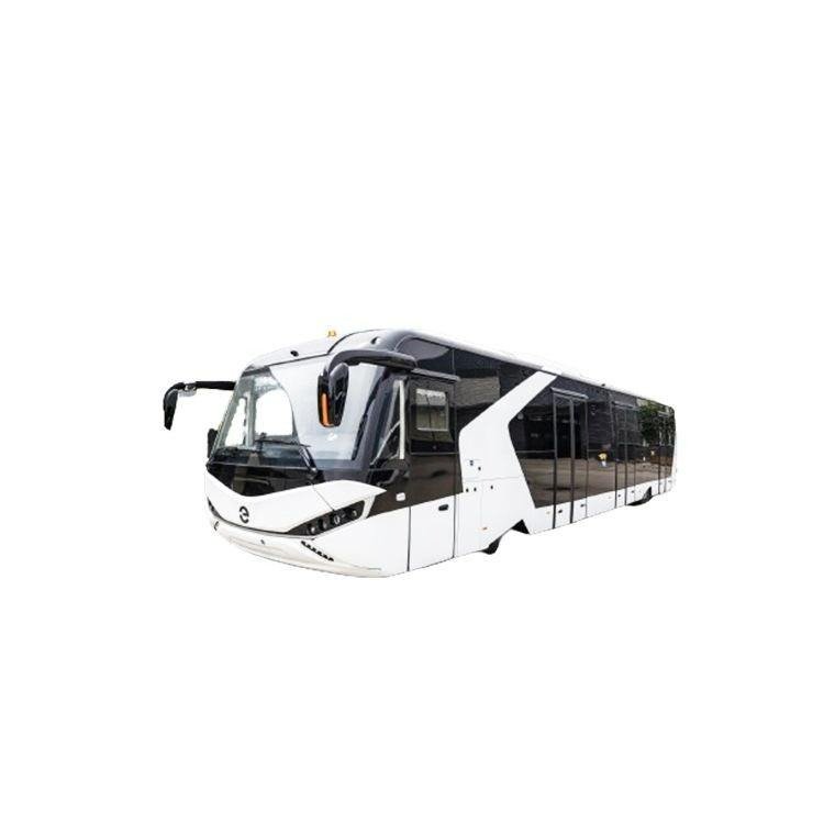 100-Passenger Airport Shuttle Feeder Bus with Multiple Doors Front Engine 14m Automatic Transmission for City Use